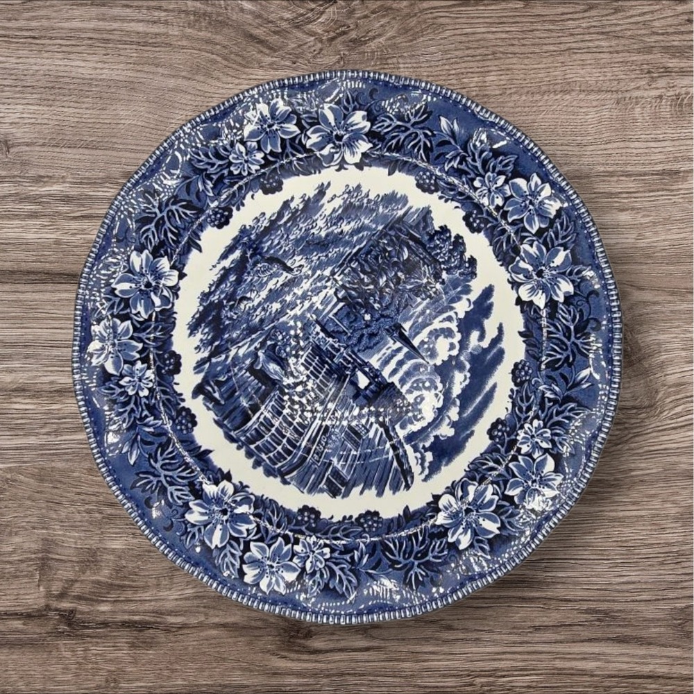 Vintage 10" Royal Tudor Ware Plate‎ Coaching Taverns Made Stafforshire England *